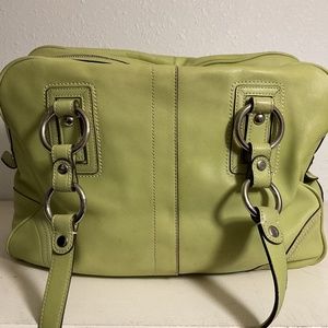 Coach leather satchel